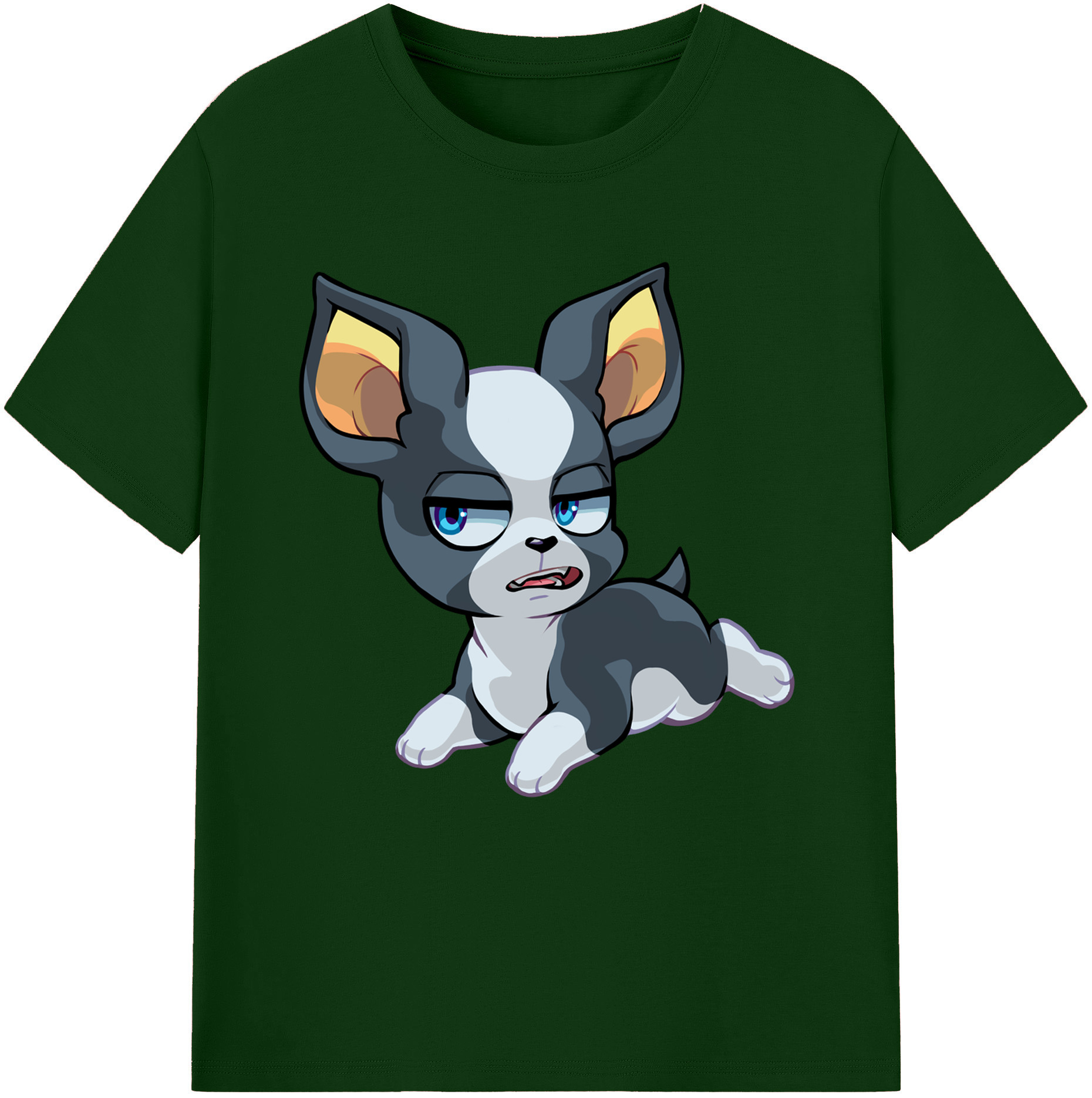 （画像用） ジョジョの奇妙な冒険 イギー JoJo's Bizarre Adventure Iggy 綿100％半袖Tシャツ（フロントプリント）
